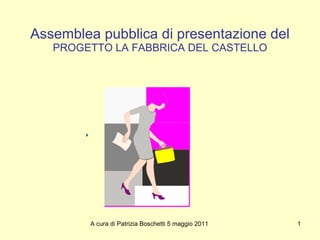 Assemblea pubblica di presentazione del PROGETTO LA FABBRICA DEL CASTELLO 