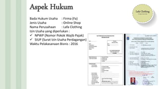 Contoh studi kelayakan bisnis usaha baju