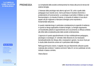 Famiglia palestra di Resilienza