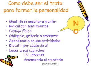 Ayuda al Desarrollo Aspecto sensorio motor: sentidos -movimiento Lic. Miguel Abanto 