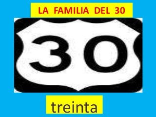 LA FAMILIA DEL 30
treinta
 