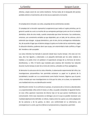 La familia de lacan