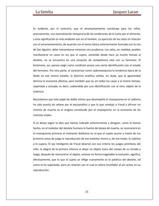 La familia de lacan