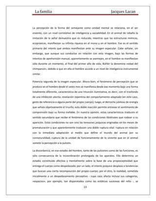 La familia de lacan