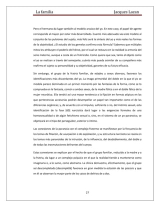 La familia de lacan