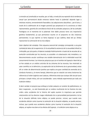 La familia de lacan
