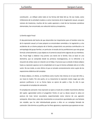 La familia de lacan