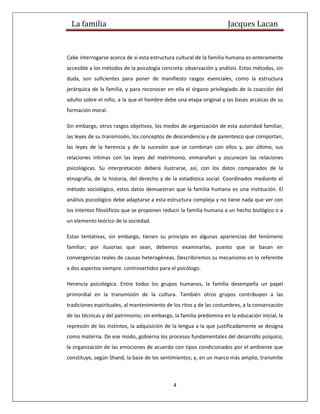 La familia de lacan