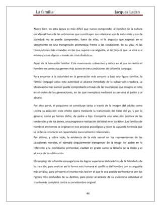 La familia de lacan