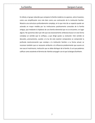 La familia de lacan