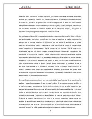 La familia de lacan