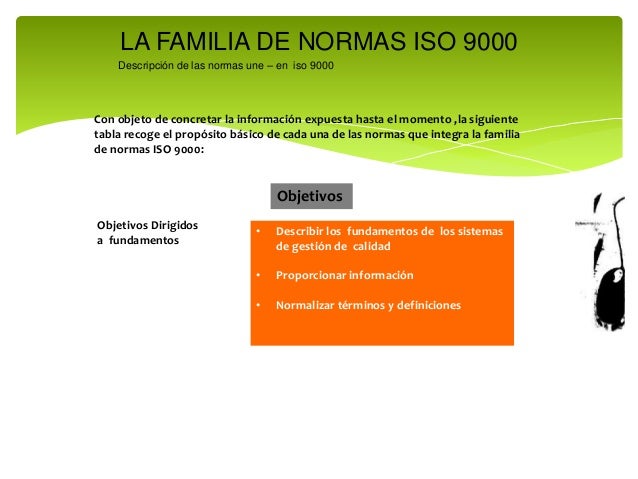 La familia de normas iso 9000 entregar