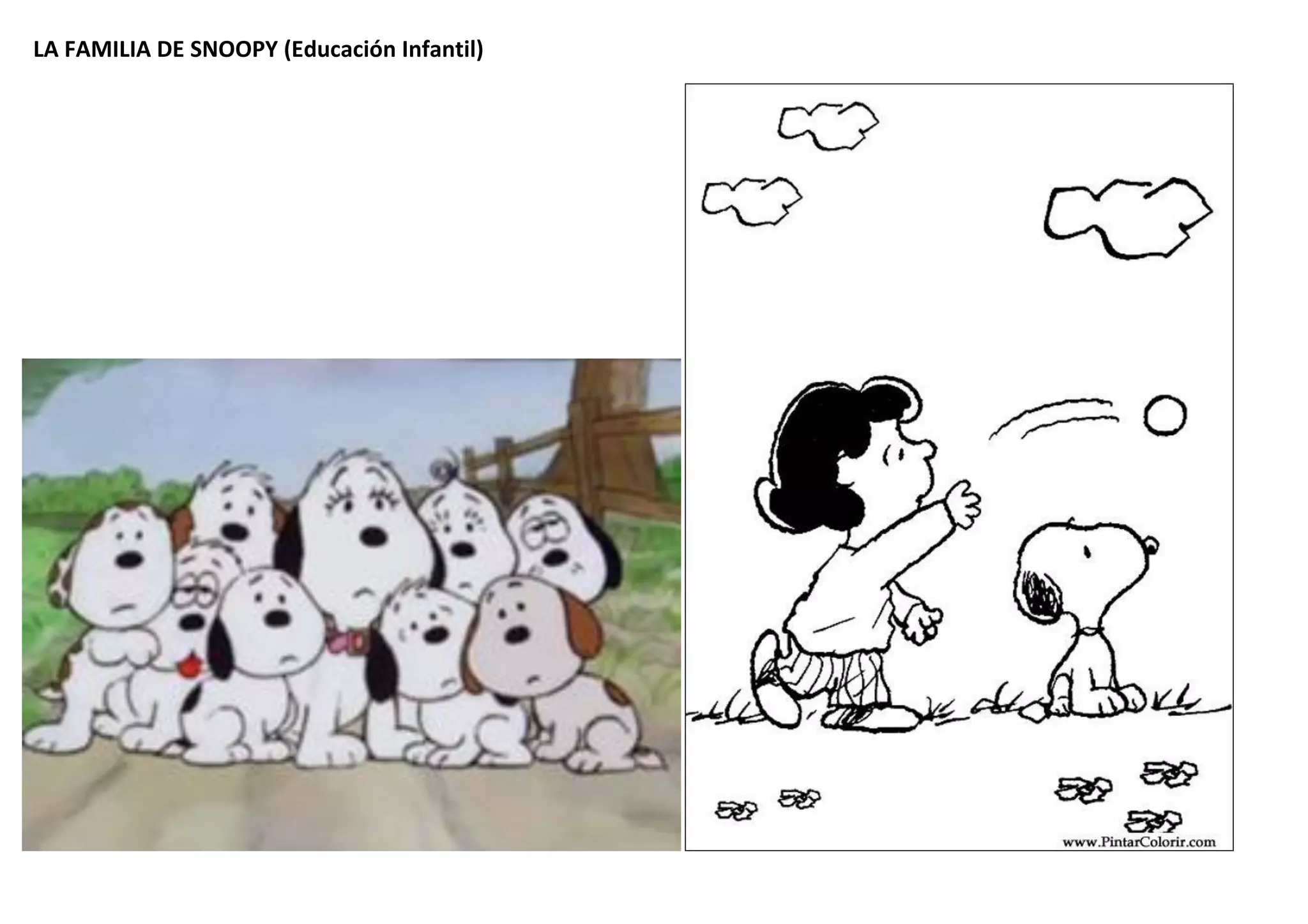 La familia de Snoopy | PDF