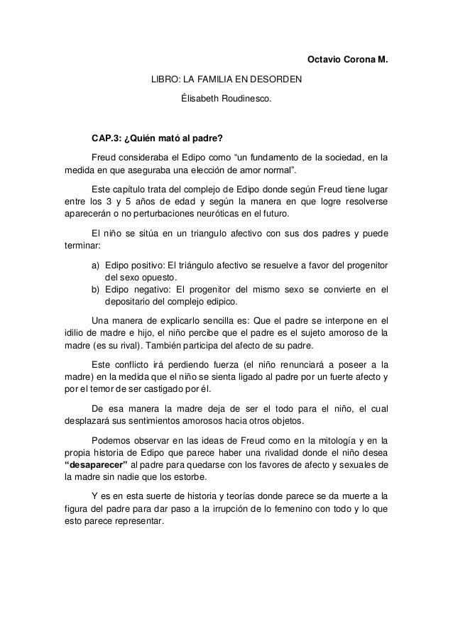 La familia en desorden de elizabeth roudinesco pdf