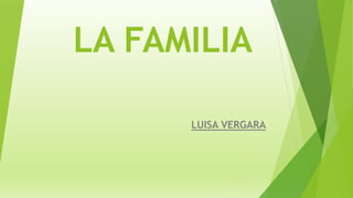 LA FAMILIA
LUISA VERGARA
 