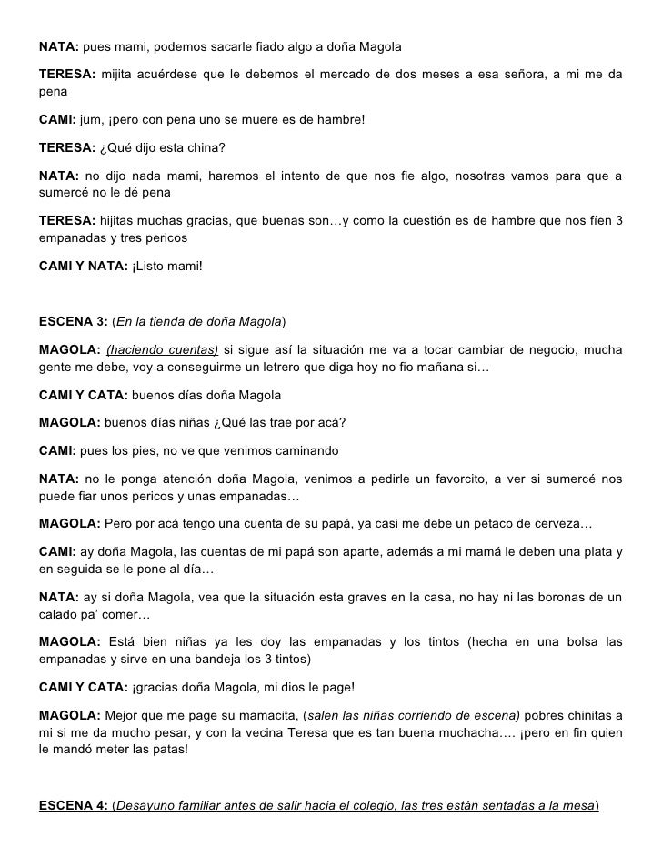 Guion De Obra De Teatro Sobre La Familia Para Niños Niños Relacionados