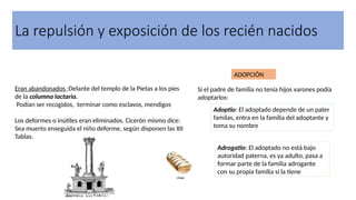 LA FAMILIA ROMANA-MATRIMONIO-HIJOSPRESENTACIÓN | PPTX