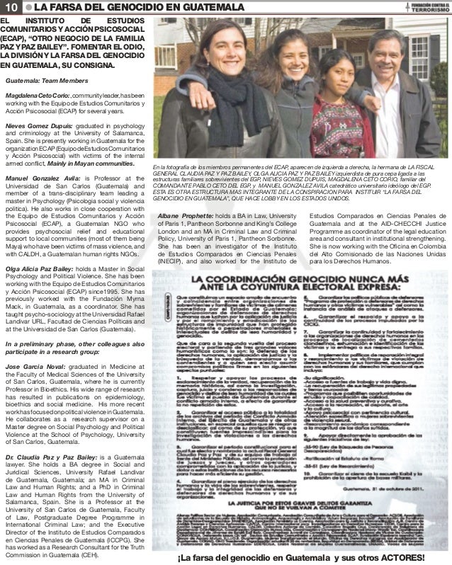 Historia De Guatemala La Farsa Del Genocidio Parte 2 - 