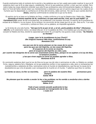 La fe Biblica Verdadera en la mentalidad hebrea