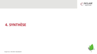 Energie Forum - 30/11/2016 - SkylaneOptics©
4. SYNTHÈSE
23
 