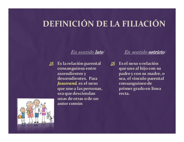 La filiación