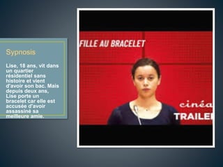 Lise, 18 ans, vit dans
un quartier
résidentiel sans
histoire et vient
d'avoir son bac. Mais
depuis deux ans,
Lise porte un...