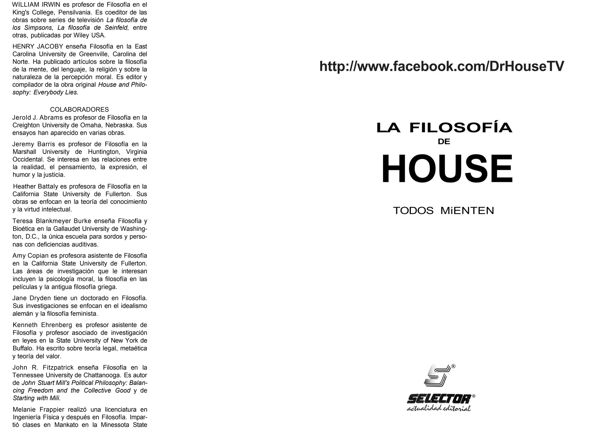 La filosofia de house