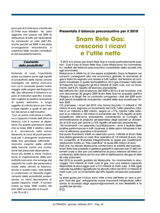 La Finanza PO Snam Rete Gas P45 PDF