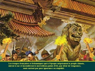 La fin de la dynastie des  Qing