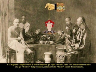 La fin de la dynastie des  Qing