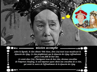 La fin de la dynastie des  Qing