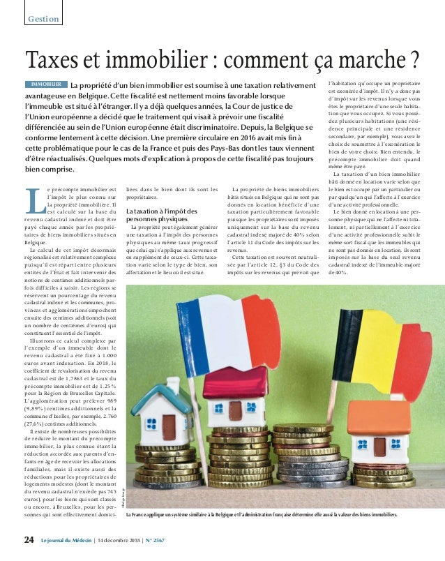 La Fiscalite Des Bien Immobiliers