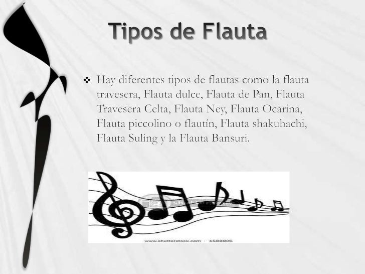 Tipos de flautas