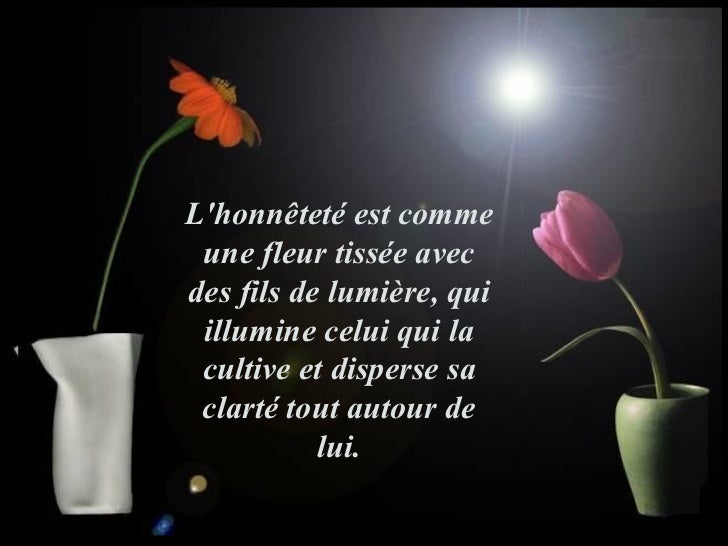 La Fleur De L Honnetete La Fleur De L Honnetete