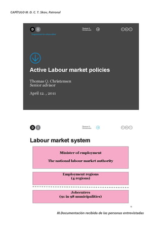 CAPÍTULO III. D. C. T. Skov, Patronal




                                  III.Documentación recibida de las personas entrevistadas
 