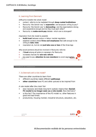 CAPÍTULO II. D.M.Mailan, Sociólogo




                                III.Documentación recibida de las personas entrevistadas
 