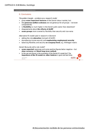 CAPÍTULO II. D.M.Mailan, Sociólogo




                               III.Documentación recibida de las personas entrevistadas
 