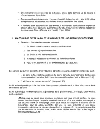 La foi et les oeuvres | PDF
