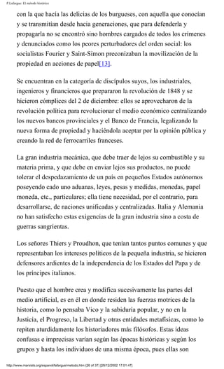 Laforgue Metodo Historico