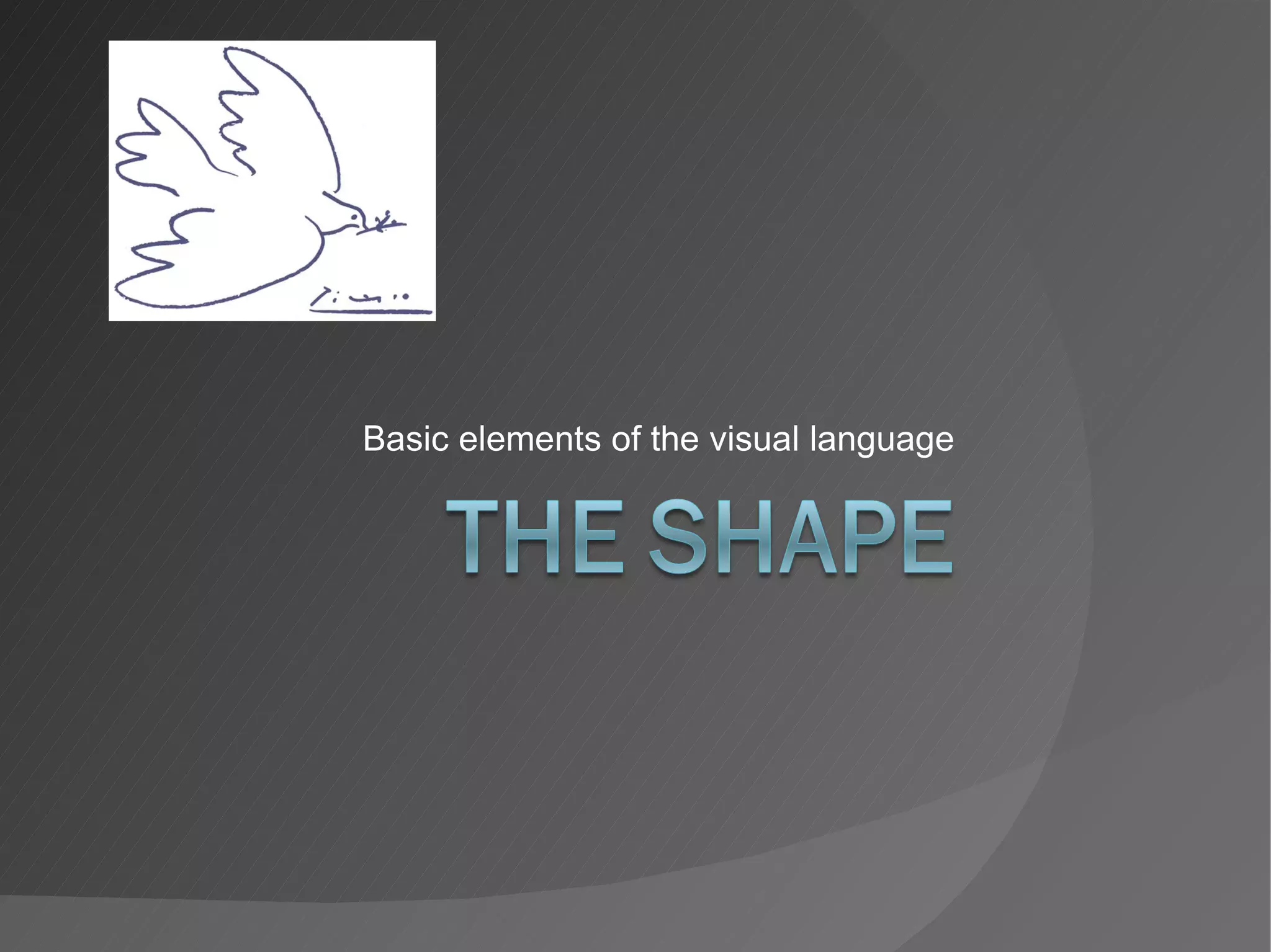 Basic elements of the visual language 