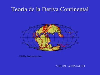 Teoria de la Deriva Continental
VEURE ANIMACIO
 