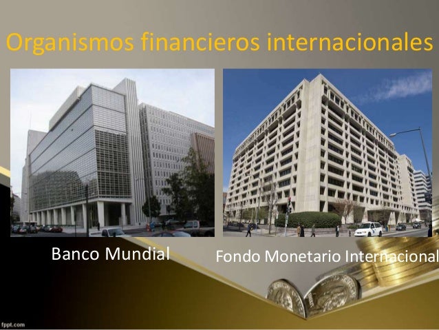 La formacion de organismos financieros internacionales