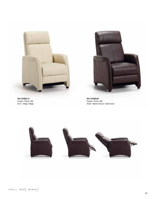 Ref: S185HL12 
Puntos / Points: 329 
HL12 - Beige / Beige 
75 cm 109 cm 90-160 cm 
Ref: S185HL09 
Puntos / Points: 329 
HL09 - Marrón Oscuro / Dark brown 
51 
 