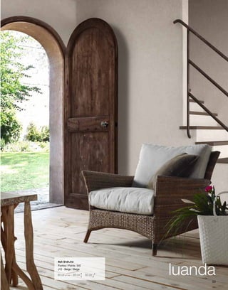 Ref: S121J12 
Puntos / Points: 340 
J12 - Beige / Beige 
80 cm 69 cm 82 cm luanda 
53 
 