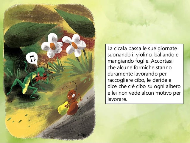 La formica e la cicala - Una storia riveduta | PPT