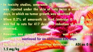 food coloring agents | PDF