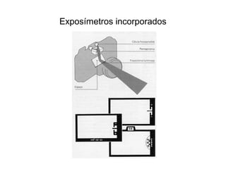 Exposímetros incorporados
 