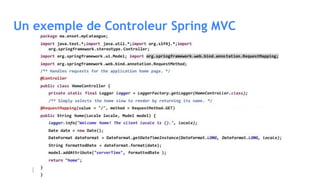 Un exemple de Controleur Spring MVC
 