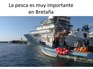 La pesca es muy importante
en Bretaña
 