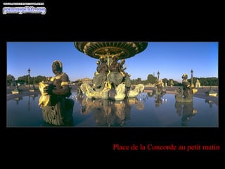 Place de la Concorde au petit matin 